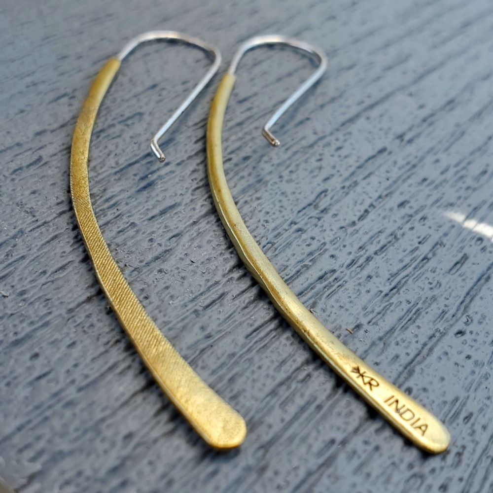 Silpada KR Contour Art Earrings